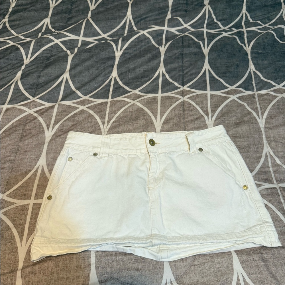 Old Navy Women's White Mini Skirt